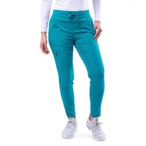 Gorgeous Teal ADAR Pro Women’s Scrub Pants
